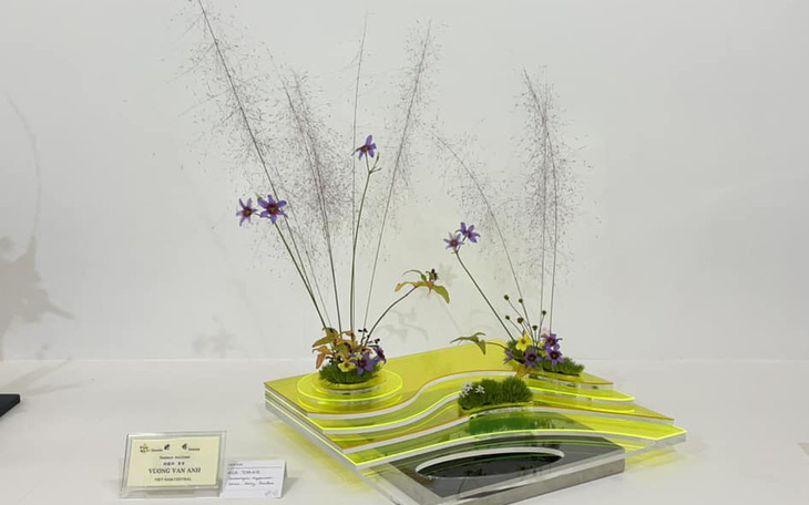 Ngắm những tác phẩm Ikebana Việt Nam lần đầu dự triển lãm tại Nhật Bản