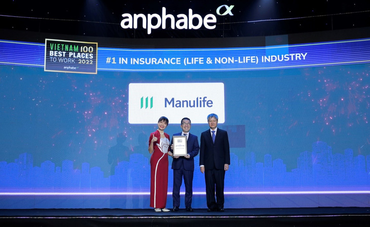 Manulife Việt Nam đạt giải thưởng Top 100 Nơi làm việc tốt nhất - Ảnh 1.