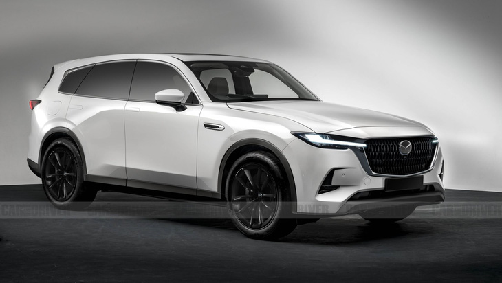 CX-90 - SUV lớn nhất của Mazda nhá hàng, để lộ động cơ - Ảnh 2.