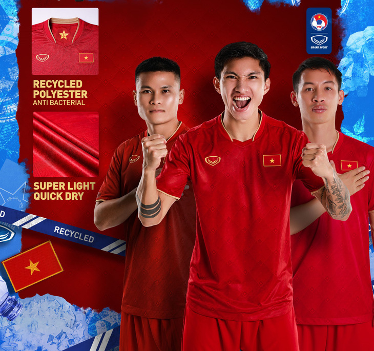Ra mắt trang phục thi đấu mới của đội tuyển Việt Nam - Ảnh 1.
