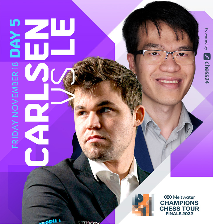 Thắng 2 ván nhưng Quang Liêm vẫn thua ‘vua cờ’ Magnus Carlsen - Ảnh 1.