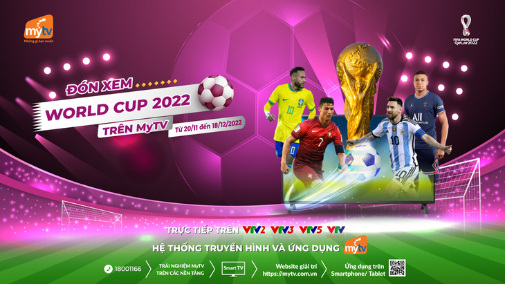 Khởi tranh World Cup 2022, MyTV tung ưu đãi ‘Săn quà nóng - Cháy mùa bóng’ - Ảnh 2.
