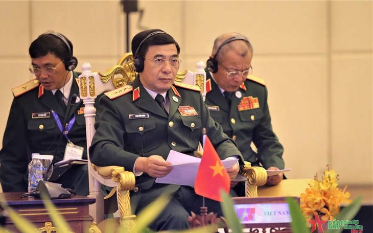 Đại tướng Phan Văn Giang gặp bộ trưởng quốc phòng Mỹ, Indonesia, Hàn Quốc, Ấn Độ