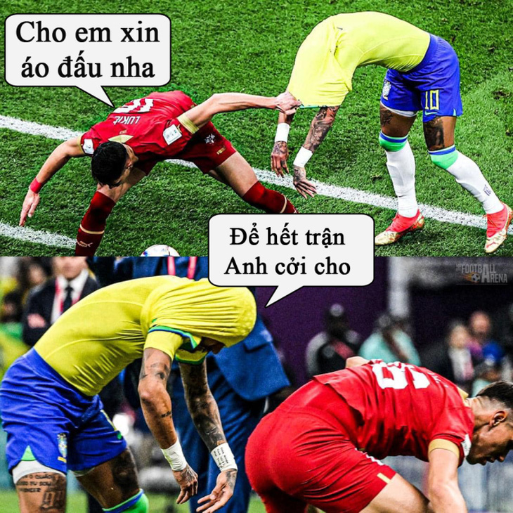 Neymar được đối thủ xin áo đấu theo 7749 cách chẳng giống ai - Ảnh 1.