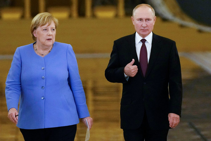 Bà Merkel tiết lộ về cuộc gặp ông Putin trước chiến sự Ukraine - Ảnh 1.
