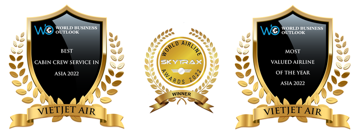 Vietjet đoạt 3 giải thưởng hàng không quốc tế của Skytrax và World Business Outlook - Ảnh 1.