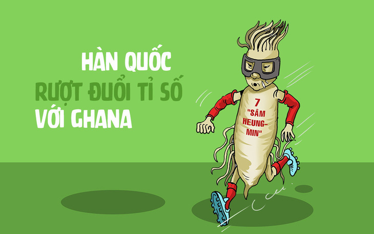 Hàn Quốc rượt đuổi tỉ số nghẹt thở với Ghana