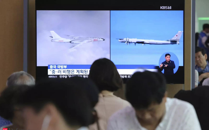 8 chiến đấu cơ Trung Quốc, Nga bay vào ADIZ của Hàn Quốc