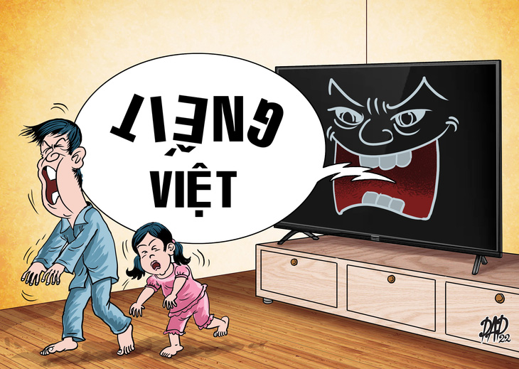 Truyền hình dễ dãi, tiếng Việt sai khác - Ảnh 1.