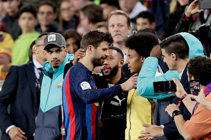 Hình ảnh trận đấu cuối cùng của Gerard Pique tại Camp Nou - Ảnh 10.