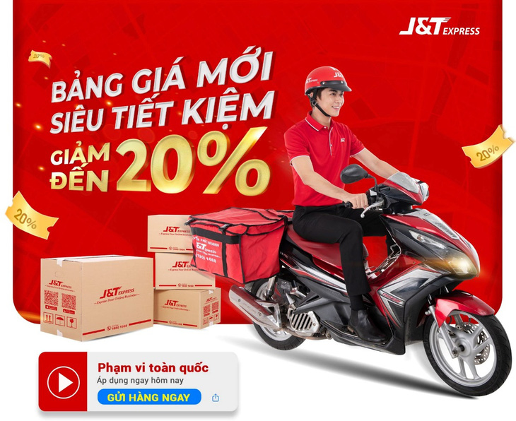 J&T Express đón ’sóng’ sale cuối năm, giảm cước vận chuyển lên đến 20% - Ảnh 1.