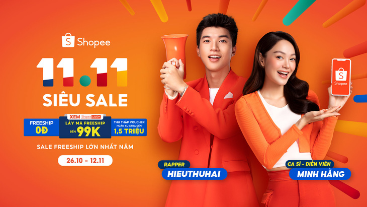 Shopee khởi động ‘11.11 Siêu Sale’, gia tăng chuỗi ưu đãi thiết thực - Ảnh 3.