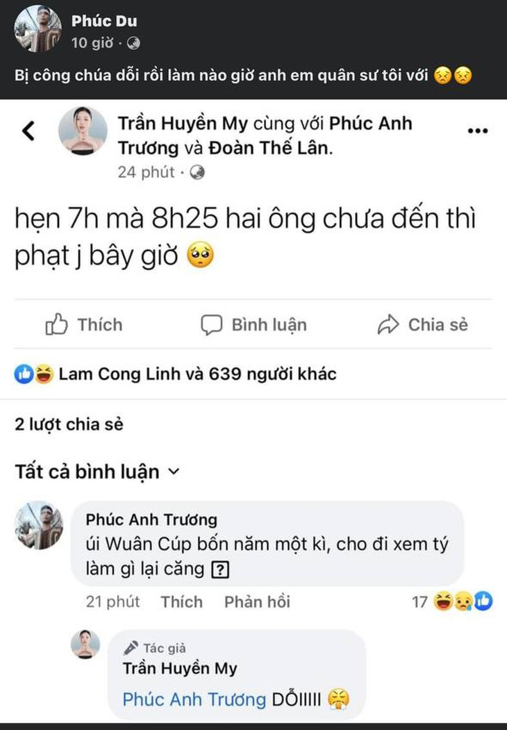 Phúc Du vì mải mê xem World Cup nên bị… AMEE dỗi hờn - Ảnh 1.