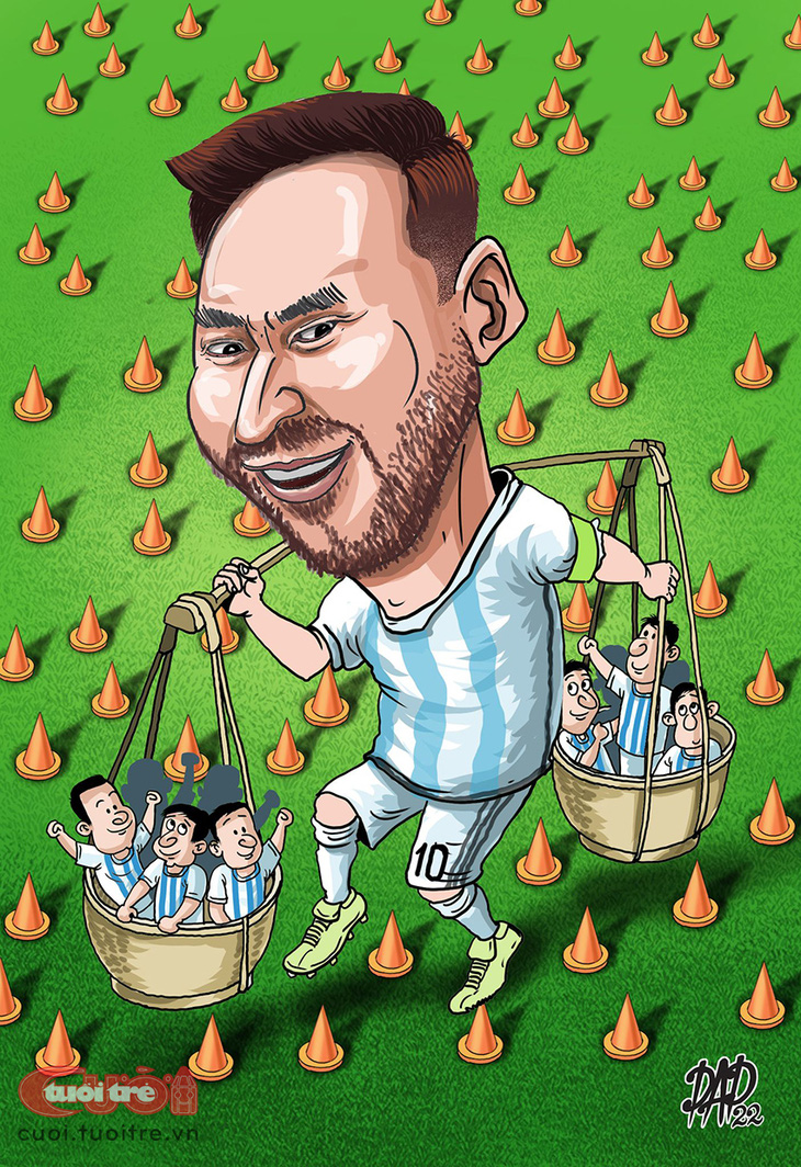 Messi vượt qua cơn mưa thẻ vàng, đưa Argentina tiến vào bán kết - Ảnh 1.