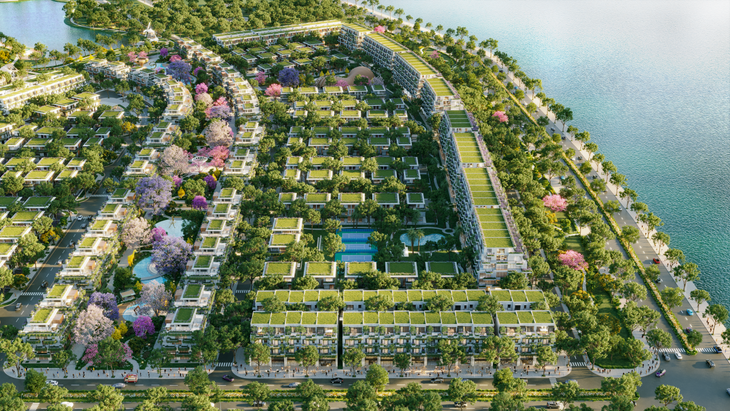 Không gian nghỉ dưỡng cho giới siêu giàu tại đại công viên xanh lớn nhất thành phố Vinh - Ảnh 1.