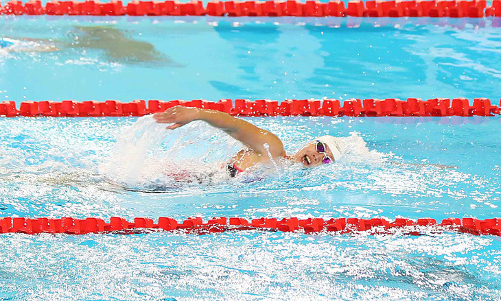 Ánh Viên phá kỷ lục, Huy Hoàng thất bại trong ngày đầu môn bơi tại Đại hội thể thao toàn quốc 2022 - Ảnh 1.