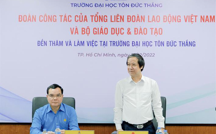 Bộ trưởng Nguyễn Kim Sơn nói gì khi Trường đại học Tôn Đức Thắng muốn thành ĐH nghiên cứu?