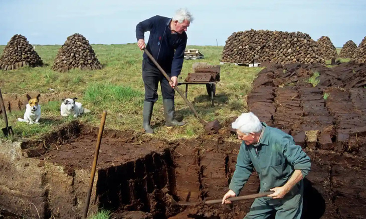 Người Ireland sử dụng lại than bùn để chống rét vì giá nhiên liệu đắt đỏ - Ảnh 1.