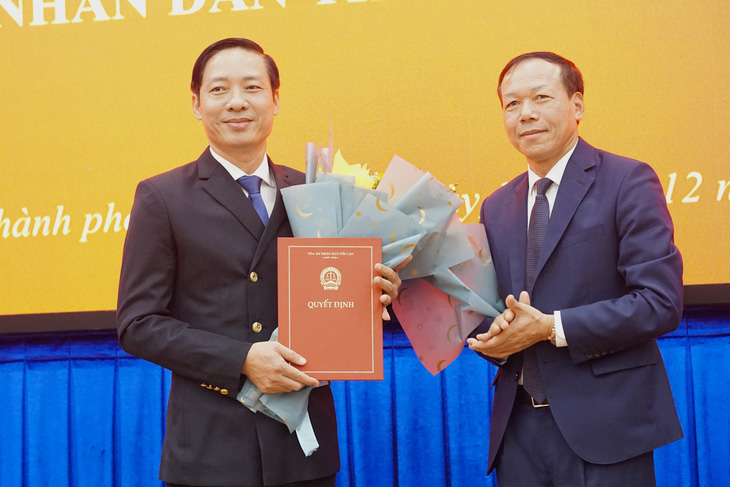 Ông Quách Hữu Thái làm phó chánh án TAND TP.HCM - Ảnh 1.