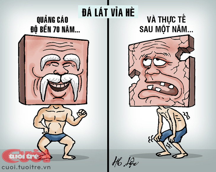 Siêu vỉa hè Hà Nội lát đá độ bền 70 năm giờ ra sao? - Ảnh 1.