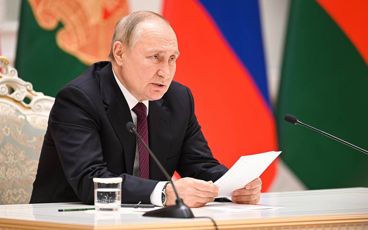 Ông Putin đánh giá tình hình tại 4 vùng Nga sáp nhập 