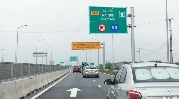 Cao tốc Cao Bồ - Mai Sơn sẽ được mở rộng lên 6 làn hoàn chỉnh, tốc độ 100-120km/h - Ảnh: TUẤN PHÙNG