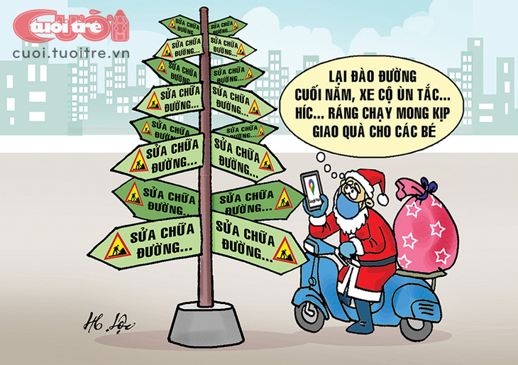 Sáng nay mới nhận được quà Giáng sinh do ông già Noel bị... kẹt - Ảnh 1.