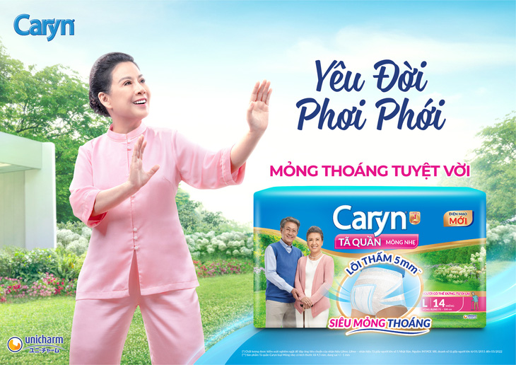 Tã quần Caryn - mỏng thoáng tuyệt vời, yêu đời phơi phới - Ảnh 1.