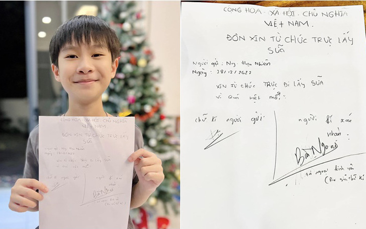 Ảnh vui sao Việt 31-12: Con trai Lý Hải viết đơn xin từ chức lấy sữa