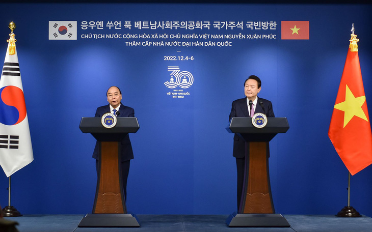 Việt Nam - Hàn Quốc ra tuyên bố chung, nâng cấp quan hệ lên 