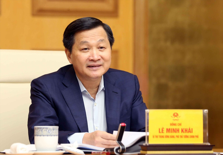Phó Thủ tướng Lê Minh Khái yêu cầu thực hiện các nội dung kiến nghị của Ban Thường trực Ủy ban Trung ương Mặt trận Tổ quốc Việt Nam liên quan đến công tác thu hồi tài sản bị thất thoát, chiếm đoạt trong các vụ án hình sự về tham nhũng, kinh tế - Ảnh: VGP