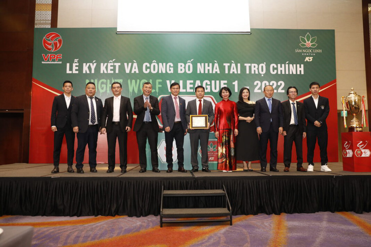 V-League 2022 mang tên Sói đêm, công bố nhà tài trợ chính - Ảnh 1.