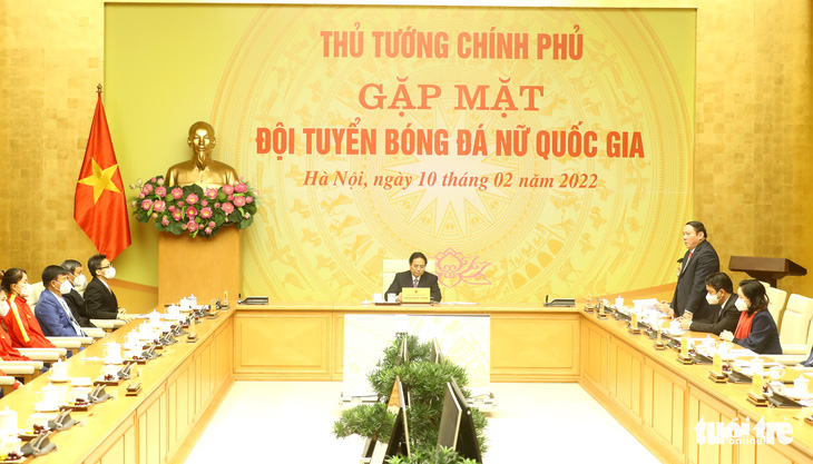 Thủ tướng Phạm Minh Chính: ‘Đời sống của các nữ tuyển thủ khiến chúng ta phải trăn trở’ - Ảnh 1.