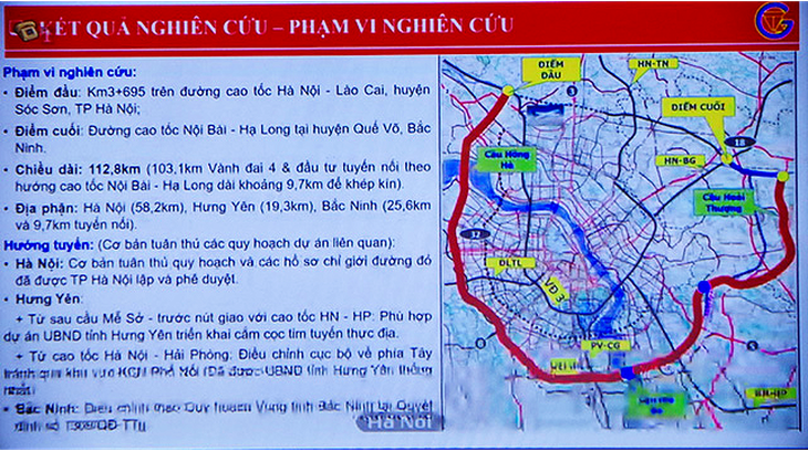 Hà Nội: Đường vành đai 4 dài 112,8km, 60% sẽ đi trên cao - Ảnh 1.