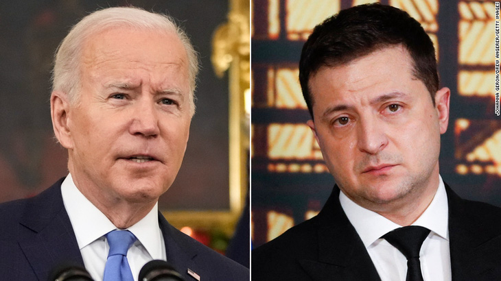 Thông tin nóng từ cuộc điện đàm: Tổng thống Zelensky mời ông Biden tới Ukraine - Ảnh 1.