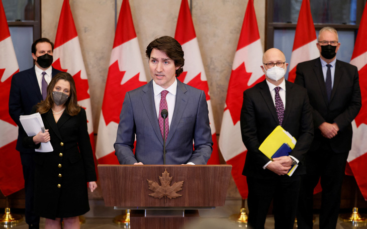 Thủ tướng Canada dùng luật hiếm, quyết chấm dứt biểu tình xe tải