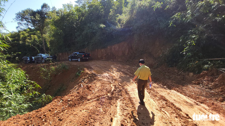Bộ Tổng tham mưu kiểm tra vụ phá rừng đặc dụng làm đường - Ảnh 6.
