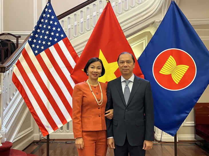 Tân đại sứ Việt Nam tại Mỹ đã tới thủ đô Washington - Ảnh 1.