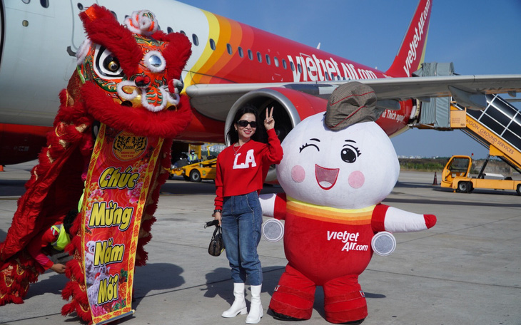 Vietjet dành tặng hành khách bất ngờ trên các chuyến bay đầu năm