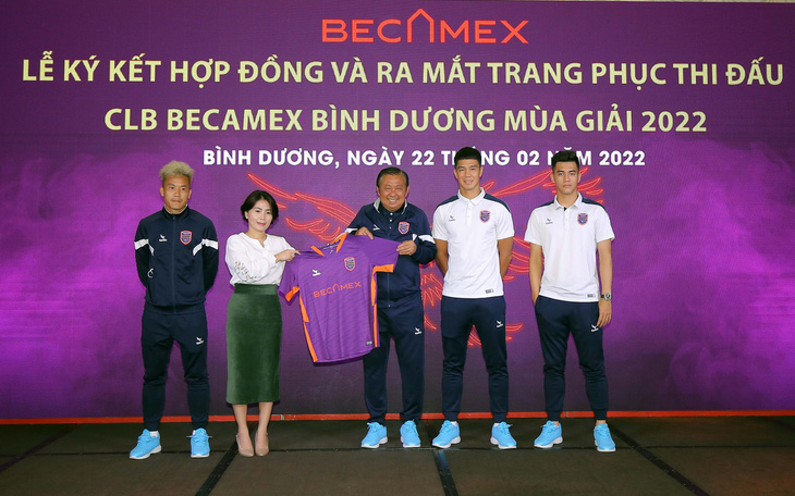 CLB B.Bình Dương đặt chỉ tiêu top 3 V-League 2022