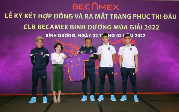 CLB B.Bình Dương đặt chỉ tiêu top 3 V-League 2022 - Ảnh 1.