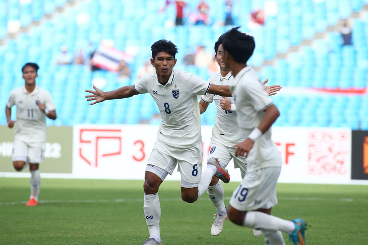 Đánh bại Lào, U23 Thái Lan vào chung kết Giải U23 Đông Nam Á 2022 - Ảnh 1.