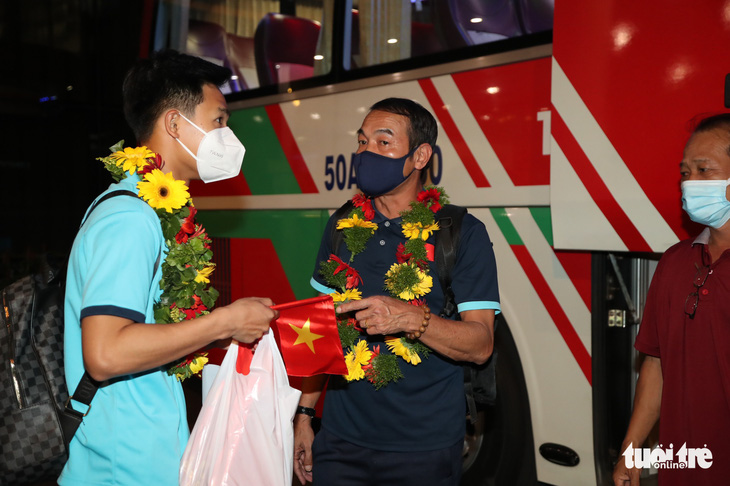 U23 Việt Nam rạng rỡ ngày về sau chức vô địch Đông Nam Á 2022 - Ảnh 7.
