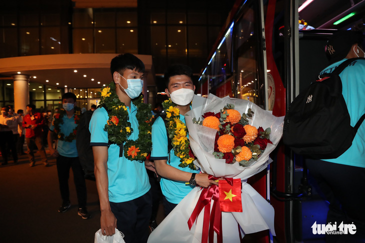 U23 Việt Nam rạng rỡ ngày về sau chức vô địch Đông Nam Á 2022 - Ảnh 8.