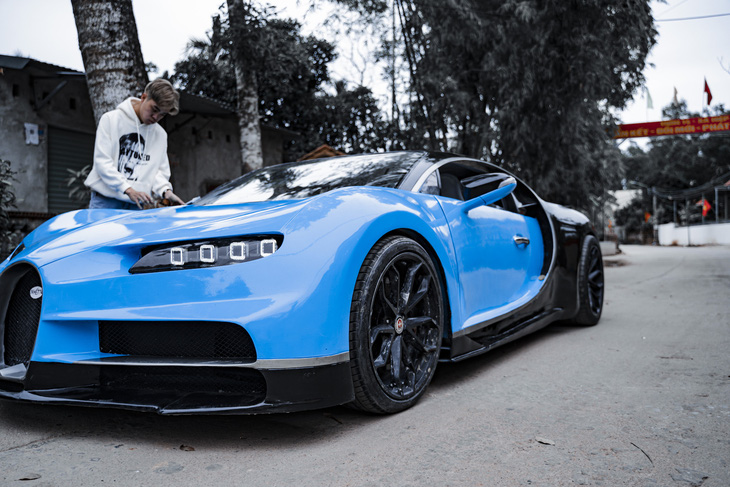 Nhóm thanh niên Quảng Ninh tự chế siêu xe triệu đô Bugatti Chiron 600 triệu như thế nào? - Ảnh 3.