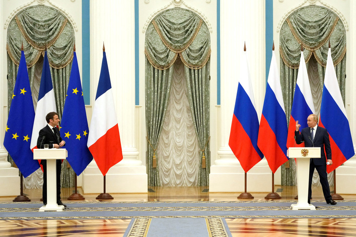 Hội đàm Nga - Pháp về Ukraine: Ông Putin nói đề xuất của Pháp là đáng xem xét  - Ảnh 4.