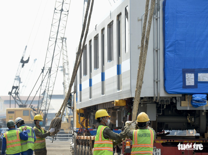 TP.HCM: Đón nhận thêm 2 đoàn tàu metro - Ảnh 2.