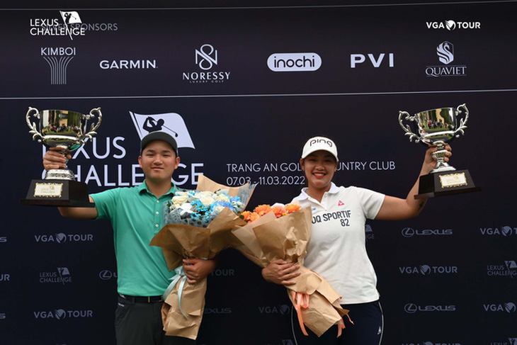 Nguyễn Anh Minh và Nguyễn Thảo My vô địch Giải golf Lexus Challenge 2022 - Ảnh 1.