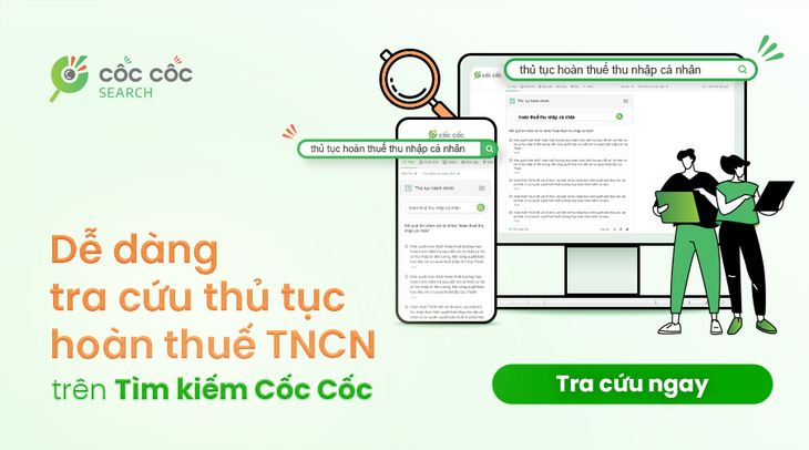 Trình duyệt Việt có tính năng tra cứu thủ tục hoàn thuế và dịch vụ công - Ảnh 1.