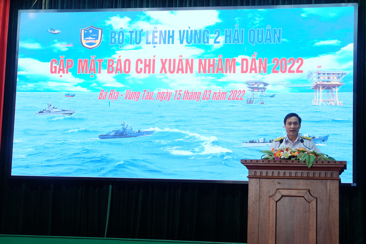 Bộ tư lệnh Vùng 2 Hải quân gặp mặt báo chí đầu năm 2022 - Ảnh 2.